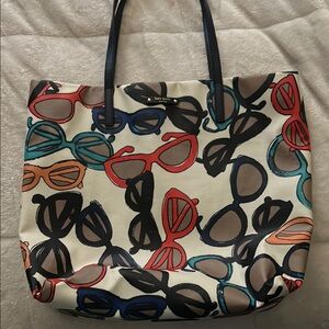 Kate Spade Colorful Glasses Tote Bag